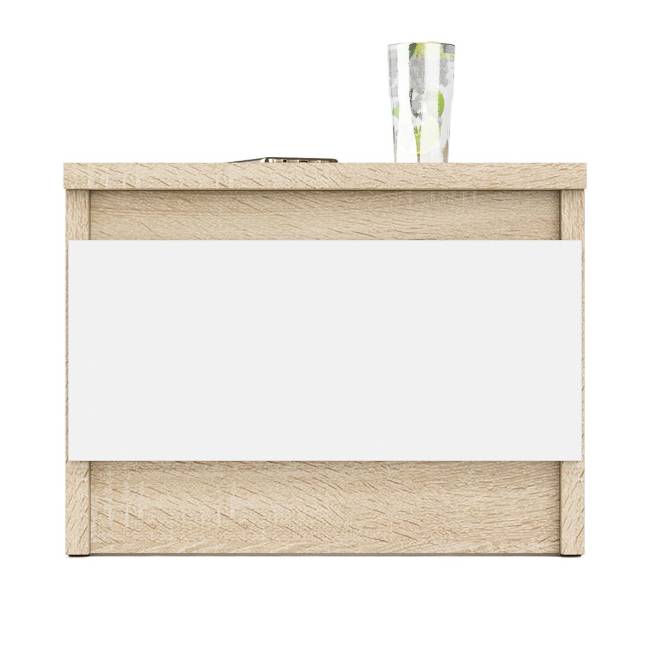 Тумба прикроватная Мори ТПМ400.1 цвет дуб сонома/белый Тумба прикроватная Мори ТПМ400.1 цвет дуб сонома/белый