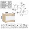 Тумба прикроватная Мори ТПМ400.1 цвет дуб сонома/белый Тумба прикроватная Мори ТПМ400.1 цвет дуб сонома/белый