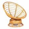 Кресло-качалка PAPASAN/ПАПАСАН w 23/01 B /с подушкой/ 115х78х104 см, Honey (мед), ткань Коричневый, 3М7-147 Honey (мед)