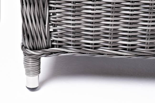 "Форио" кресло раскладное плетеное, цвет графит "Форио" кресло раскладное плетеное, цвет графит