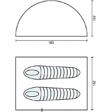 Палатка Campack Tent Free Explorer 2