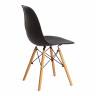 Стул CINDY (EAMES) (mod. 001) / 1 шт. в упаковке дерево бук/металл/сиденье пластик, 51x46x82.5см, черный/black