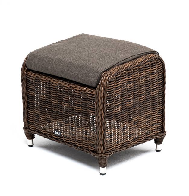 "Толедо" пуф плетеный, цвет коричневый "Толедо" пуф плетеный, цвет коричневый