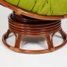 Кресло-качалка PAPASAN/ПАПАСАН w 23/01 B /с подушкой/ 115х78х104 см, Pecan (орех), флок Олива, 23