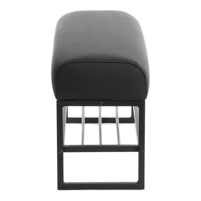 Банкетка-обувница Charli Lux/Чарли Люкс экокожа , Sharp Чёрный Sharp Чёрный экокожа Банкетка-обувница Charli Lux/Чарли Люкс экокожа , Sharp Чёрный Sharp Чёрный экокожа