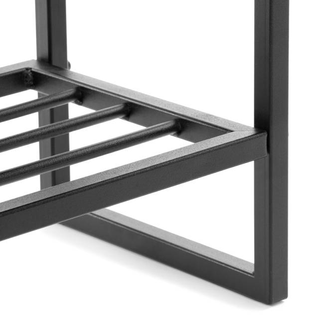 Банкетка-обувница Charli Lux/Чарли Люкс экокожа , Sharp Чёрный Sharp Чёрный экокожа Банкетка-обувница Charli Lux/Чарли Люкс экокожа , Sharp Чёрный Sharp Чёрный экокожа