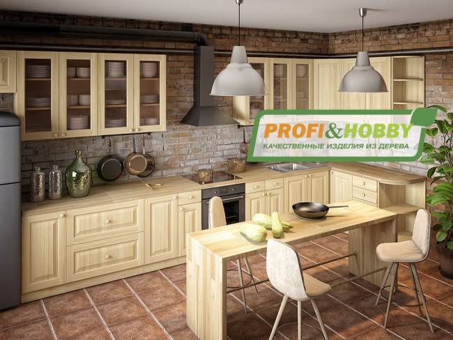 Шкаф навесной 500 х 300 х 720 под стекло, сосна, бесцветный лак