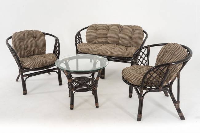 Комплект для отдыха 01/16  Темный коньяк