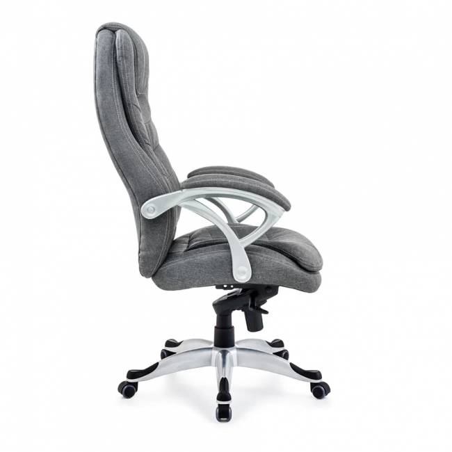 Кресло Руководителя Patrick  ткань серое 