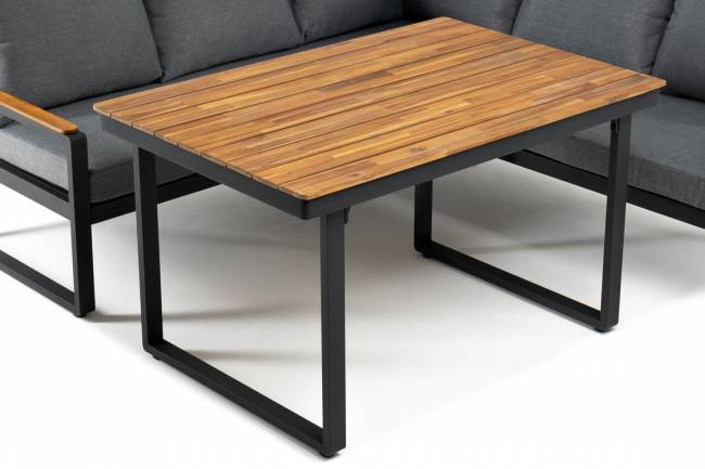 Угловой комплект из алюминия TOPA с обеденным столом