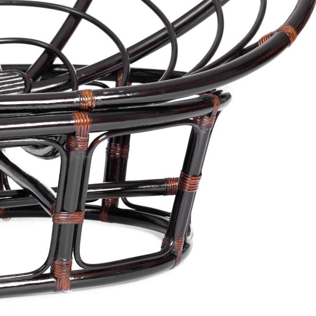 Диван MAMASAN/МАМАСАН 23/02 W /с подушкой/ 169х102х80 см, Antique brown, матрац 182х119 см, ткань серо-бежевая 3М 16/2 Antique brown