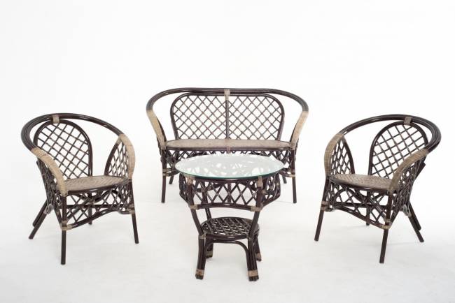 Комплект для отдыха  01/92  темный коньяк