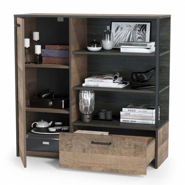 Комод Трувор 13.307.01 цвет дуб гранж песочный/интра Комод Трувор 13.307.01 цвет дуб гранж песочный/интра