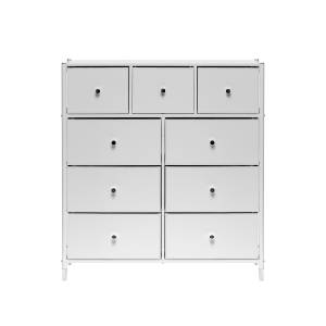 Комод Leset Хайди 9 ящиков Белый Белый
