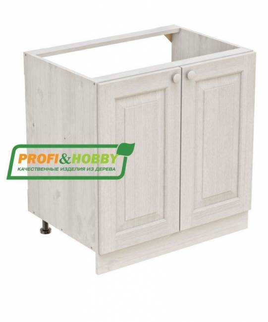 Тумба мойка 800 х 560 х 720 сосна, бесцветный лак