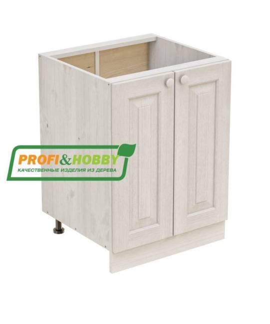 Тумба 2 двери 600 х 560 х 720 сосна, без покраски