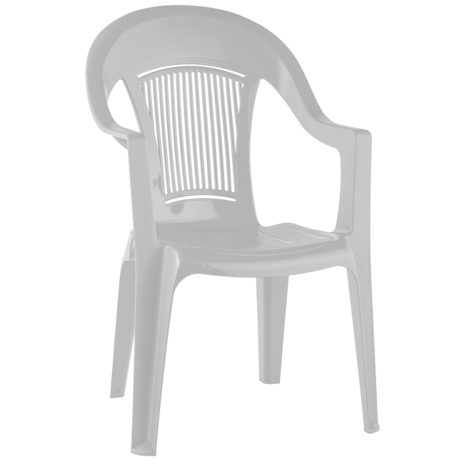 Кресло пластиковое "Фламинго" белый