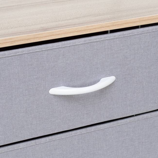 Комод Leset Ноа с вешалкой Белый Светло-серый Комод Leset Ноа с вешалкой Белый Светло-серый