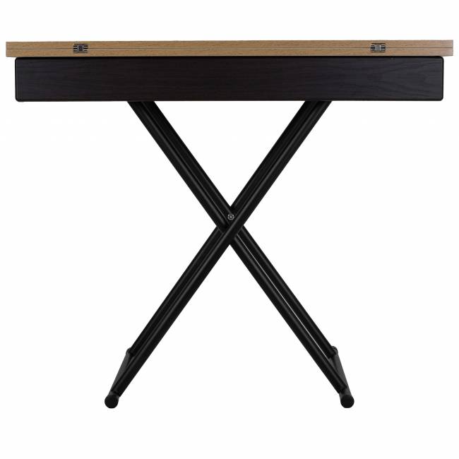Стол-трансформер Лерон дуб крафт золотой/черный
