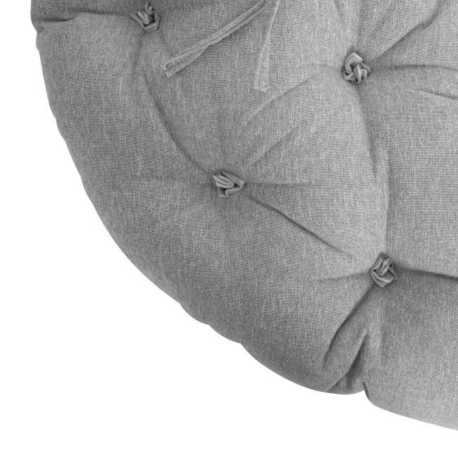 23/01 Матрац для кресла "Папасан" ткань, серо-бежевый, 3M 16/2 серо-бежевый ткань