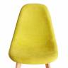 Стул CINDY SOFT (mod. C1021F1-1) / 1 шт. в упаковке фактурный велюр/дерево бук, 55 х 48 х 83 см, Светло-зеленый LY1701-8 / натуральный светло-зеленый