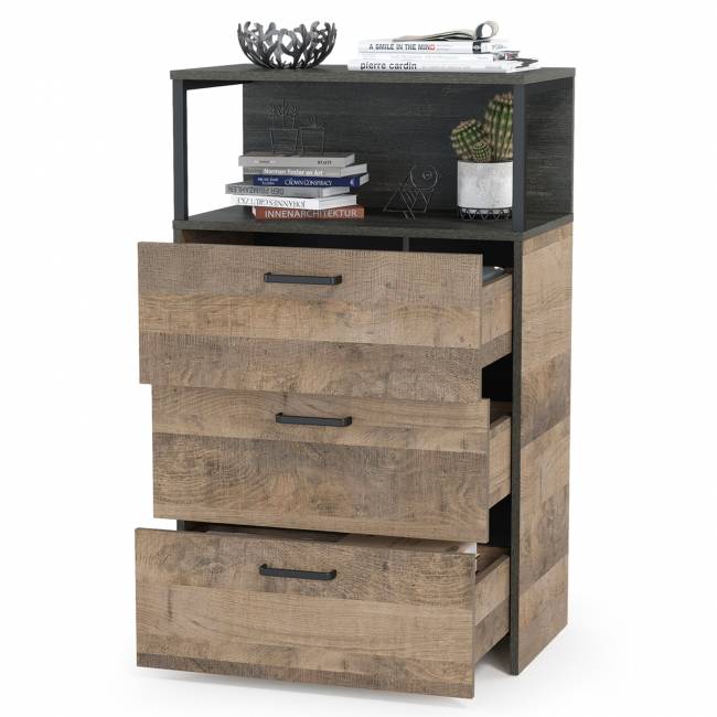 Комод с ящиками Трувор 13.307.02 цвет дуб гранж песочный/интра Комод с ящиками Трувор 13.307.02 цвет дуб гранж песочный/интра