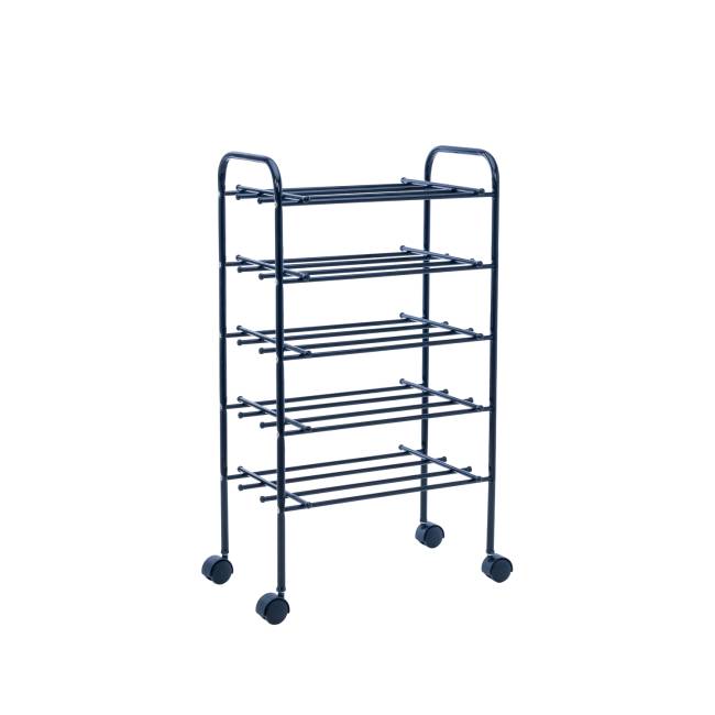 Обувница Leset Комо 5 с колесами Чёрный Обувница Leset Комо 5 с колесами Чёрный