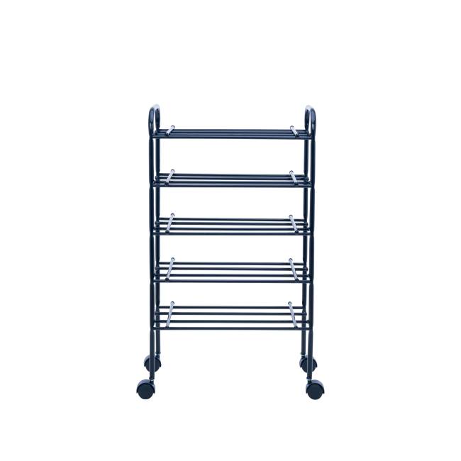 Обувница Leset Комо 5 с колесами Чёрный Обувница Leset Комо 5 с колесами Чёрный