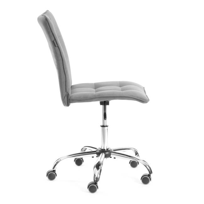 Комплект кресло + стул Bari LT, флок , серый/черный, 29, 41х55х89 см серый/черный флок