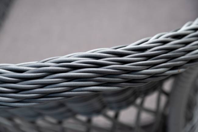 "Амароне" обеденная группа из искусственного ротанга на 6 персон, цвет графит "Амароне" обеденная группа из искусственного ротанга на 6 персон, цвет графит