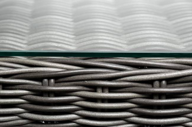 "Амароне" обеденная группа из искусственного ротанга на 6 персон, цвет графит "Амароне" обеденная группа из искусственного ротанга на 6 персон, цвет графит