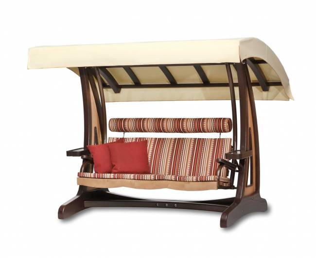 Качели садовые "Валенсия II" Премиум (лиственница)