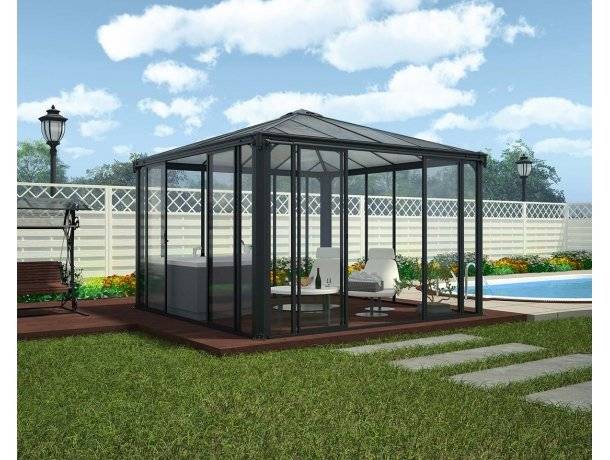 Беседка GAZEBO LEBRO 3000 CLOSED