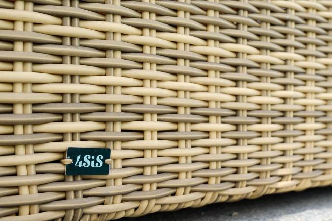 "Порту" сундук водонепроницаемый из искусственного ротанга, цвет соломенный