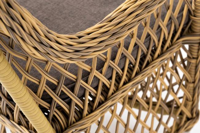 "Эспрессо - 80 L" обеденная группа плетеная, цвет соломенный "Эспрессо - 80 L" обеденная группа плетеная, цвет соломенный