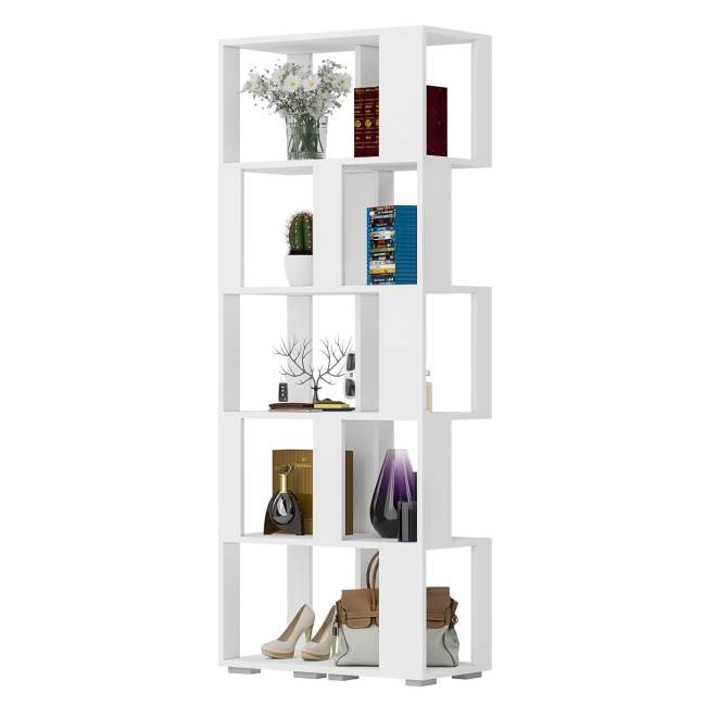 Комплект их 2-х стеллажей цвет белый Комплект их 2-х стеллажей цвет белый