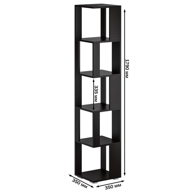 Комплект их 2-х стеллажей цвет венге Комплект их 2-х стеллажей цвет венге