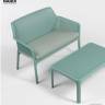 Подушка для дивана Net Bench зеленый 535х1055х70 мм