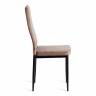 Стул Easy (mod. JSC02-1) / 1 шт. в упаковке металл, флок, 41 х 52 х 96 см, Beige (бежевый) HLR8 / черный бежевый