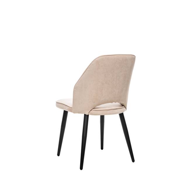 Стул Leset Арман 360 (поворотный механизм) Бежевый Чёрный