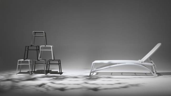 Столик пластиковый для лежака Pop кофе 440х395х385 мм Столик пластиковый для лежака Pop кофе 440х395х385 мм