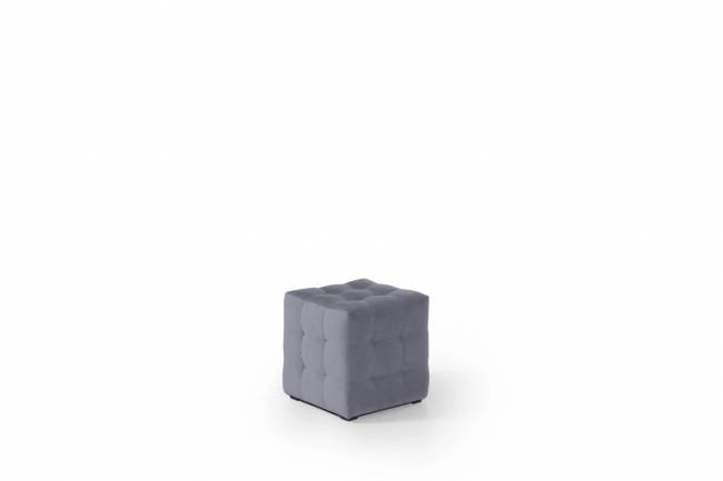 Пуф Парма-1 Kolibri Grey, серый