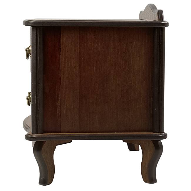 Тумбочка Джульетта 2 ящ. орех Л Тумбочка Джульетта 2 ящ. орех Л