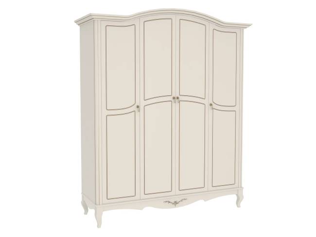 Шкаф Малонн Ави 4-х створчатый Белый