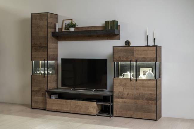 Тумба под ТВ Трувор 13.70 цвет дуб гранж песочный/интра Тумба под ТВ Трувор 13.70 цвет дуб гранж песочный/интра