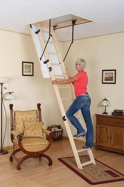 Чердачная складная лестница Oman Termo 140х70