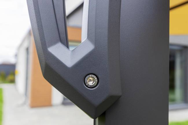 Зонт SKY BLACK круглый в комплекте с утяжелителями