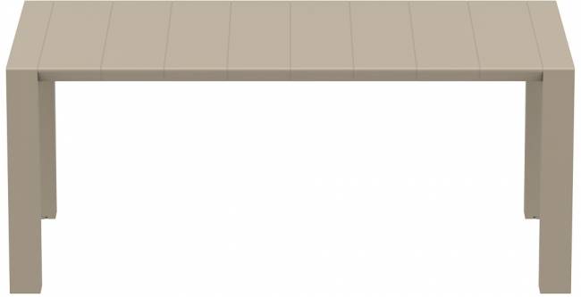 Стол пластиковый раздвижной Vegas Table Medium бежевый 1800-2200х1000х750 мм Стол пластиковый раздвижной Vegas Table Medium бежевый 1800-2200х1000х750 мм