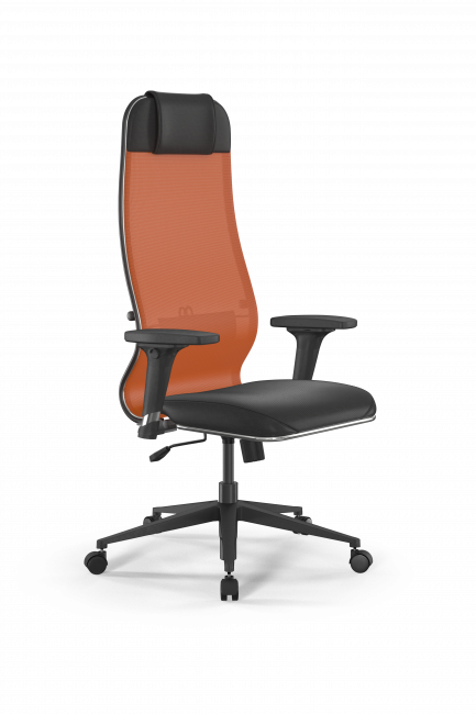 Кресло Sit 10 B1-115D - T+Extra /Um00/Wm12/D02P(M09.B11.G19.W02), оранжевый-черный