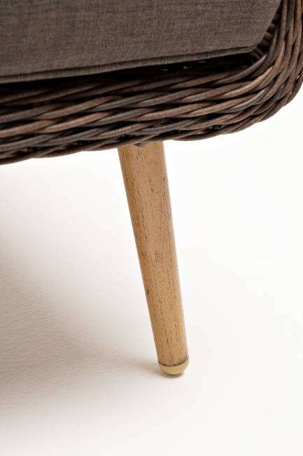 "Прованс" диван из искусственного ротанга трехместный, цвет коричневый "Прованс" диван из искусственного ротанга трехместный, цвет коричневый